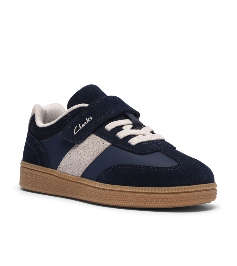 Clarks - CypressStep Kid Navy Combi Suede Clarks - CypressStep Kid Navy Combi Suede