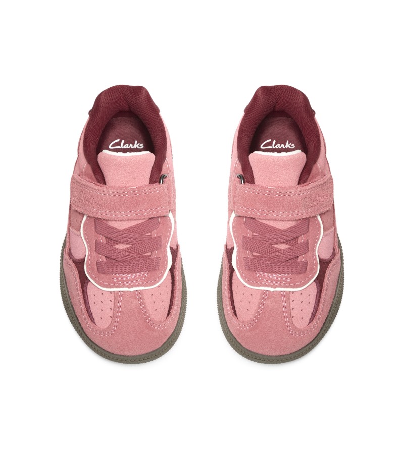 Clarks - Cypress Pop Kid Pink Suede Clarks - Cypress Pop Kid Pink Suede