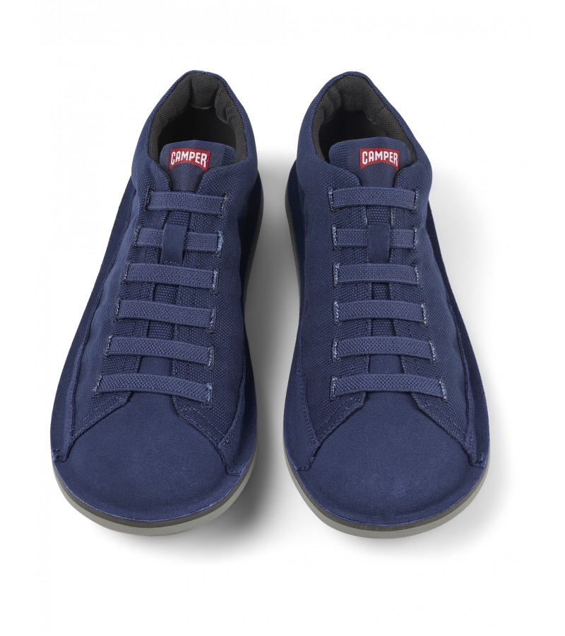 Camper - Beetle 36791-073 Blue Textile/Nubuck