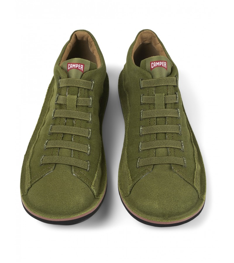 Camper - Beetle 36791-074 Green Textile/Nubuck