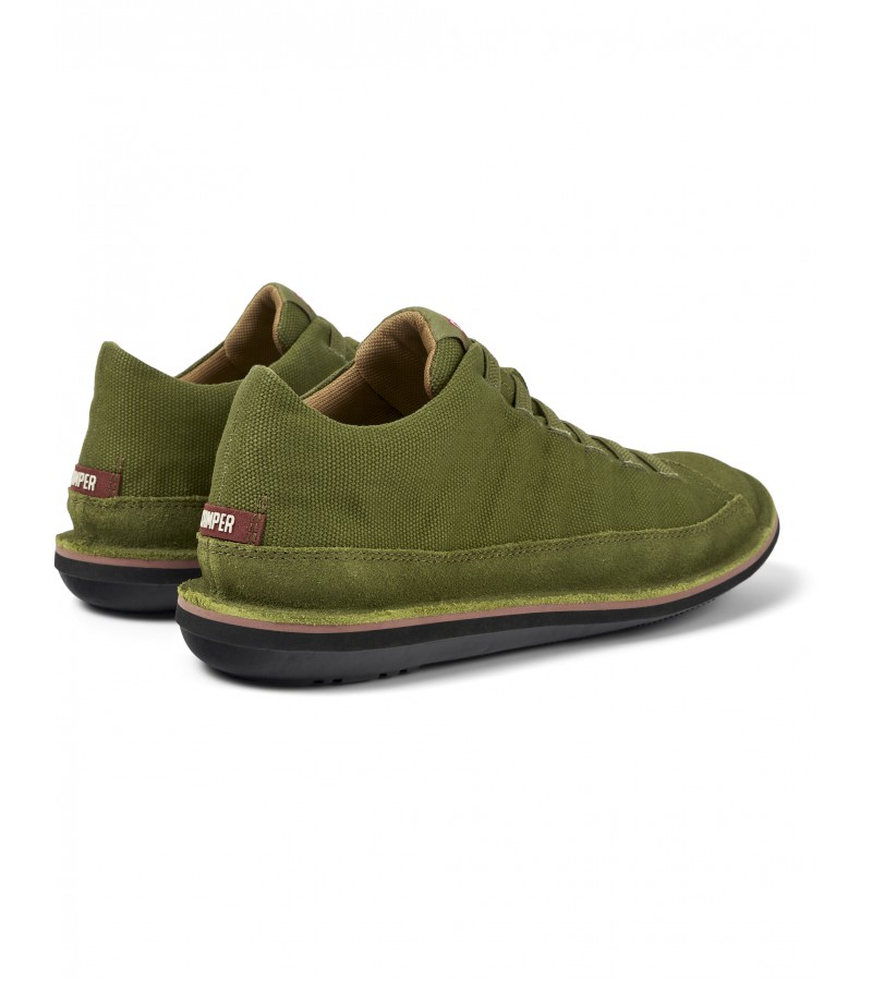 Camper - Beetle 36791-074 Green Textile/Nubuck