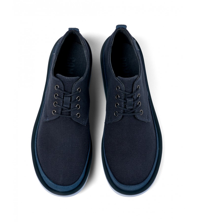 Camper - Wagon K100774-011 Blue Textile/Nubuck