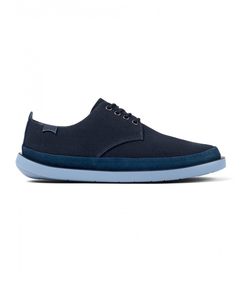 Camper - Wagon K100774-011 Blue Textile/Nubuck