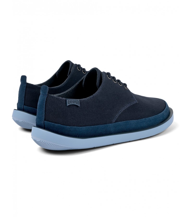 Camper - Wagon K100774-011 Blue Textile/Nubuck