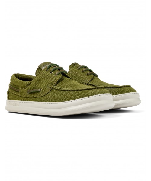 Camper - Runner Four K100804-010 Green Fabric/Leather Camper - Runner Four K100804-010 Green Fabric/Leather