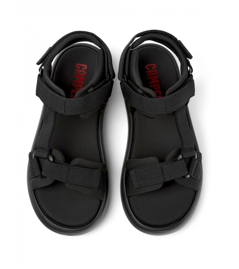 Camper - Pelotas Flota Sandal K100942-001 Black Textile