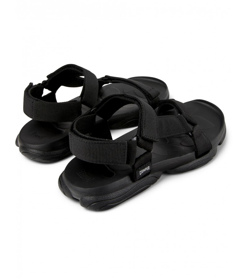 Camper - Karst Sandal K101048-001 Black Technical Fabric