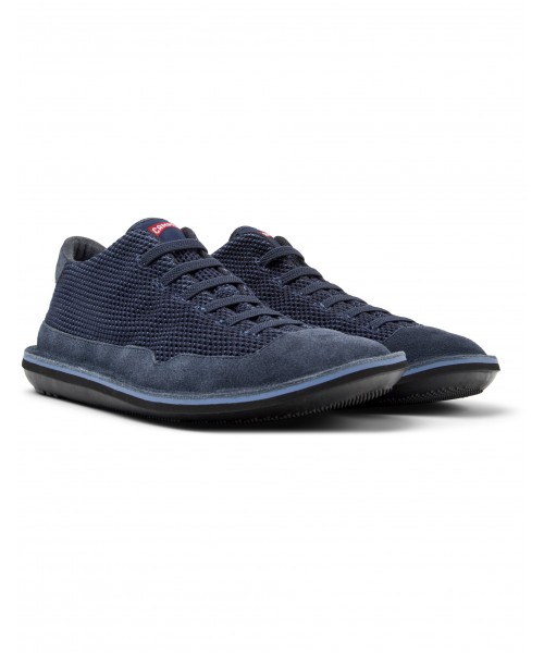 Camper - Beetle K300327-017 Blue Textile/Nubuck Camper - Beetle K300327-017 Blue Textile/Nubuck