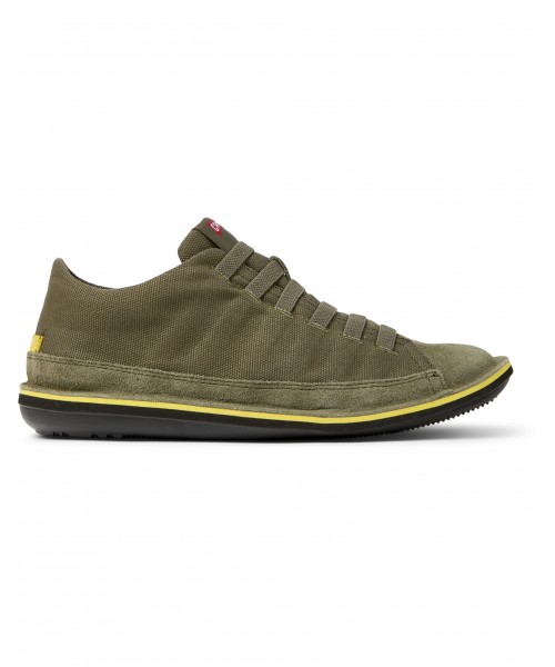 Camper - Beetle 36791-079 Green Textile/Nubuck