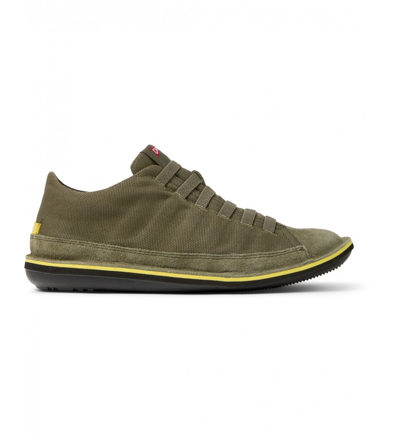Camper - Beetle 36791-079 Green Textile/Nubuck