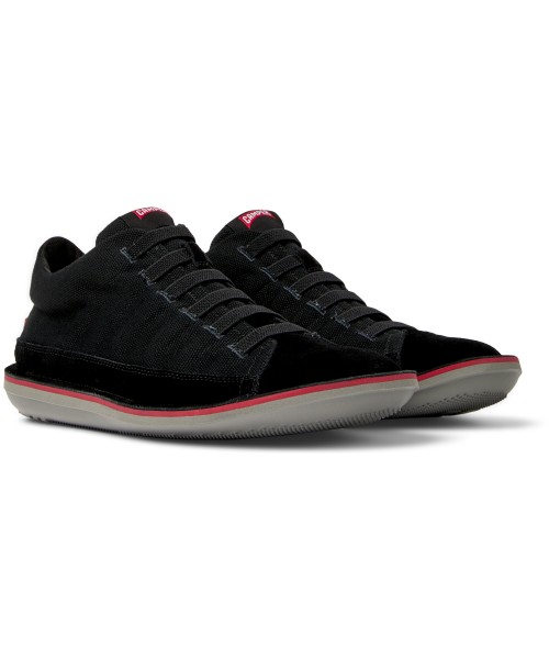Camper - Beetle 36791-080 Black Textile/Nubuck