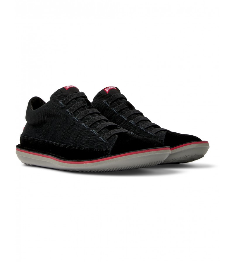 Camper - Beetle 36791-080 Black Textile/Nubuck