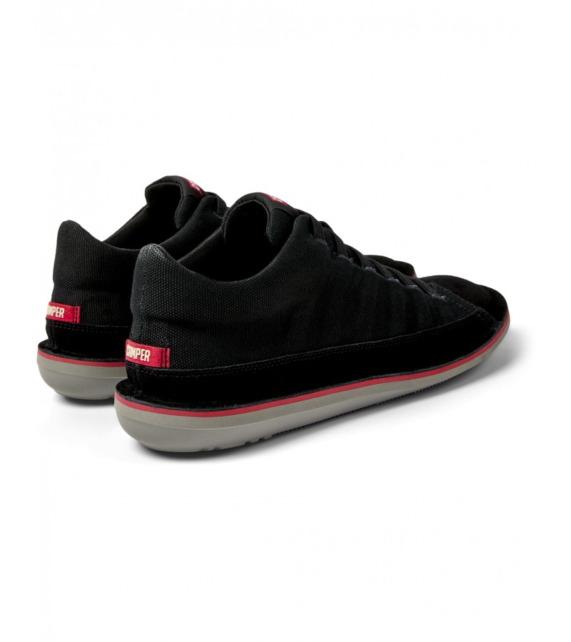 Camper - Beetle 36791-080 Black Textile/Nubuck