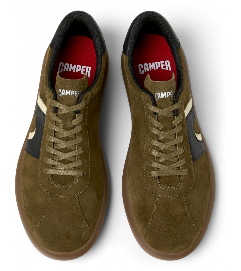 Camper - Pelotas Soller K100937-026 Green Nubuck/Leather