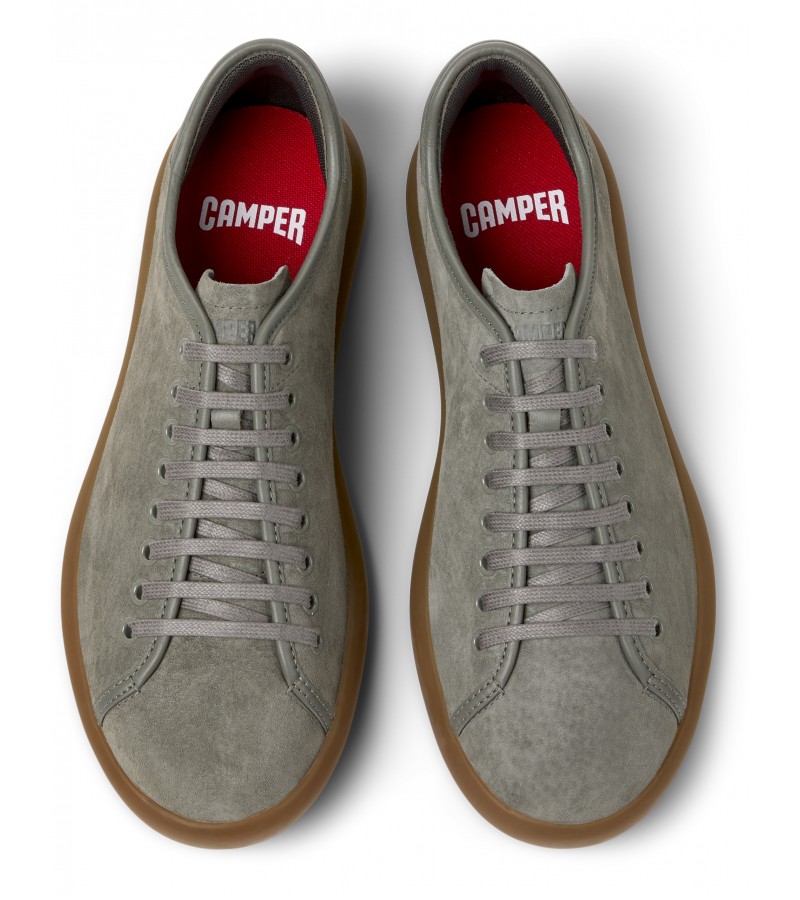 Camper - Pelotas Soller K100974-017 Grey Nubuck/Leather