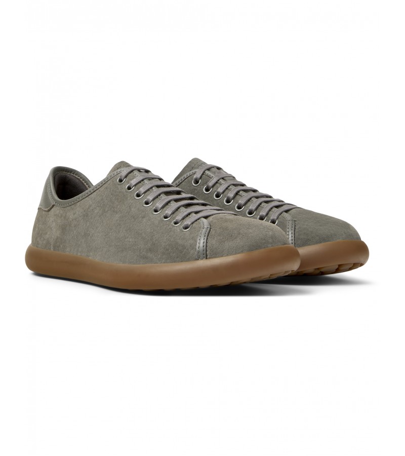 Camper - Pelotas Soller K100974-017 Grey Nubuck/Leather