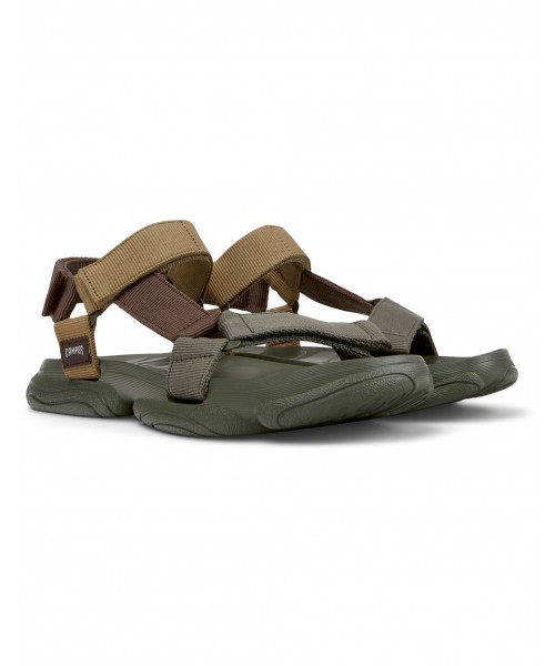 Camper - Karst Sandal K101048-006 Brown/Green Textile