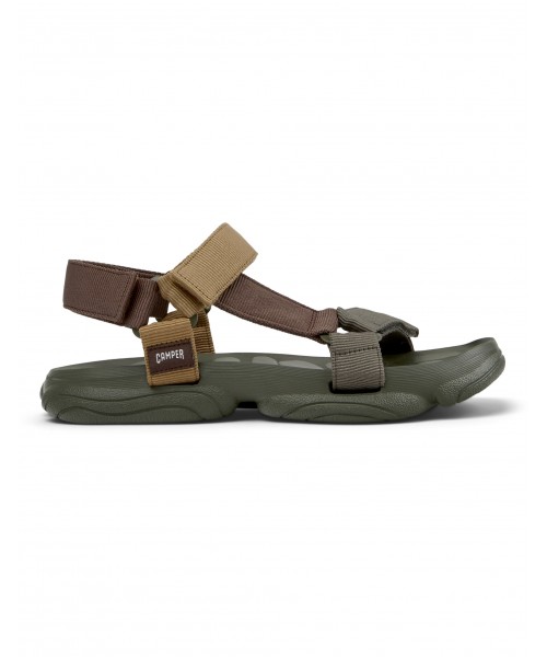 Camper - Karst Sandal K101048-006 Brown/Green Textile
