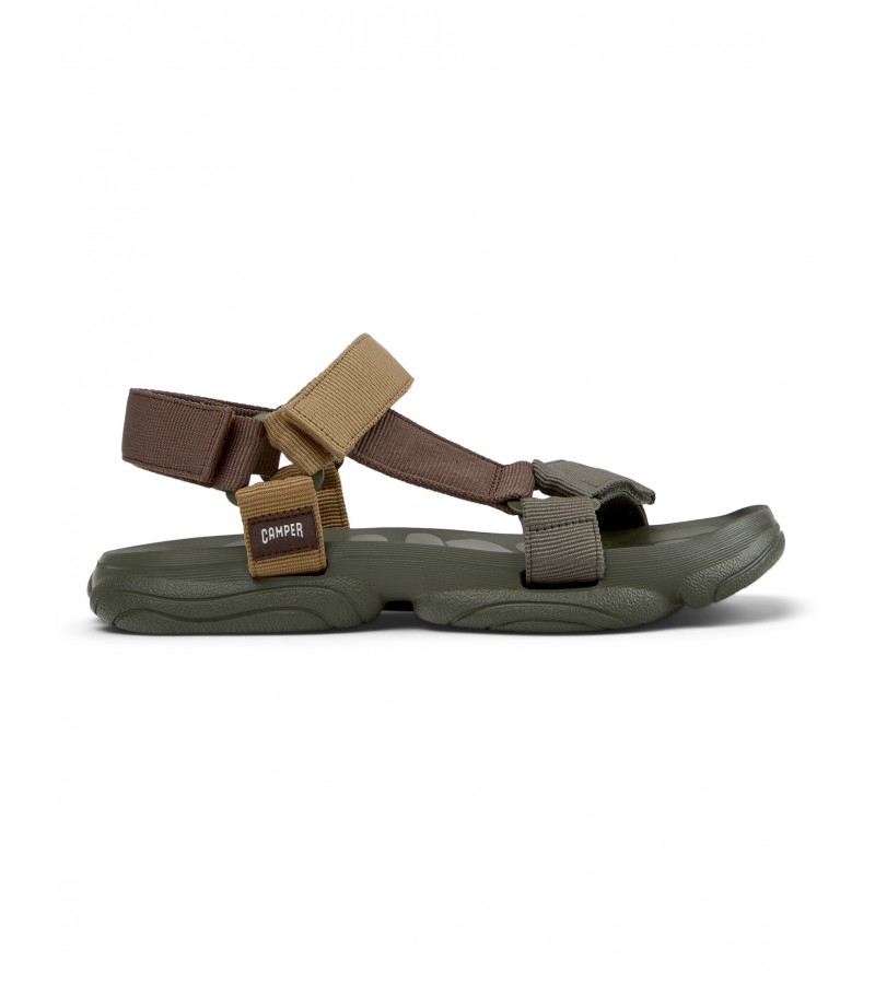 Camper - Karst Sandal K101048-006 Brown/Green Textile