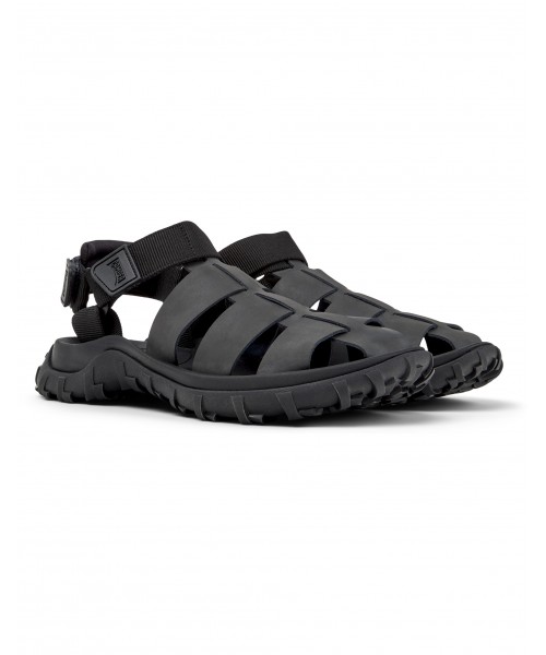 Camper - Drift Trail Sandal K101090-001 Black Leather/Textile