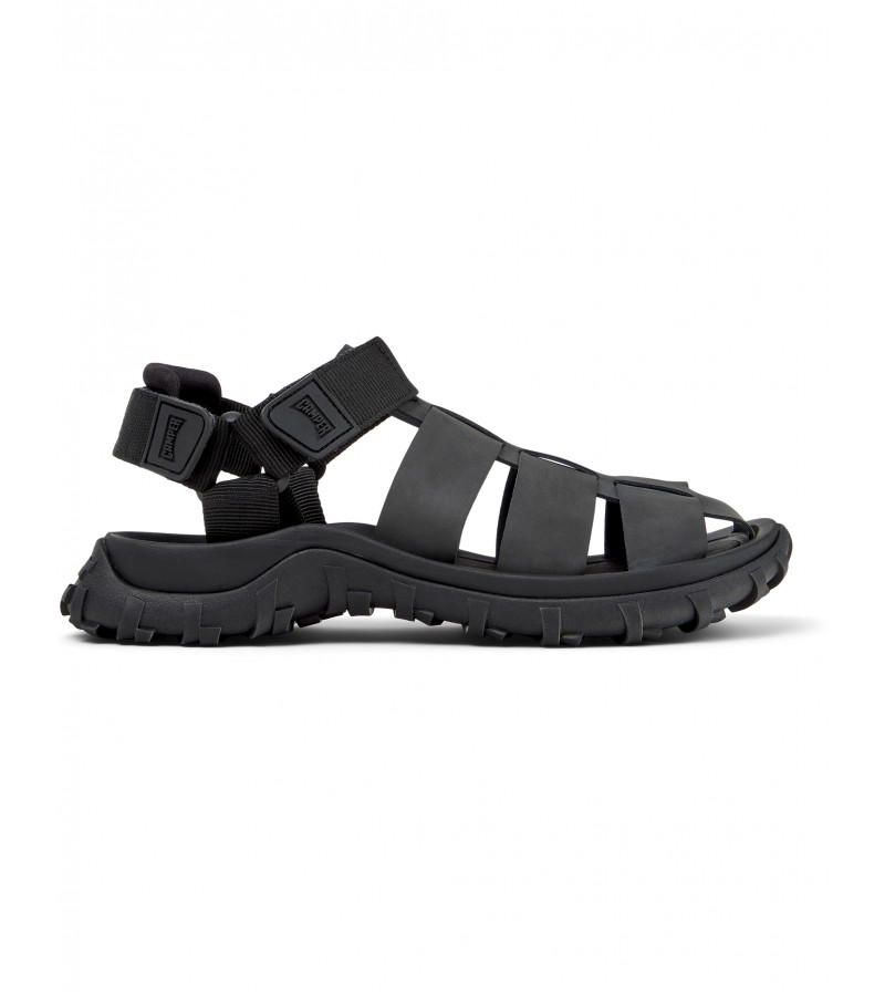 Camper - Drift Trail Sandal K101090-001 Black Leather/Textile