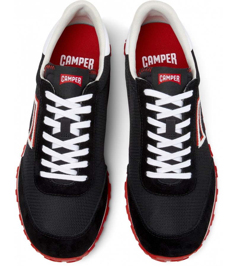 Camper - Drift Walk K101098-003 Black Textile/Nubuck