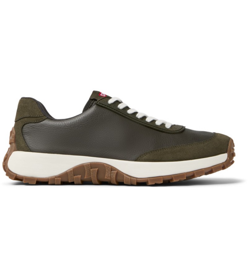 Camper - Drift Trail K100928-016 Green Leather/Nubuck