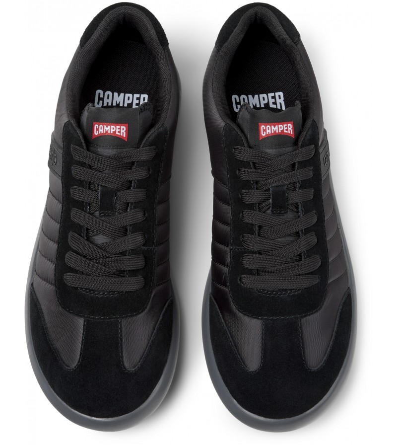 Camper - Pelotas Xlite K100751-002 Black Technical Fabric/Nubuck
