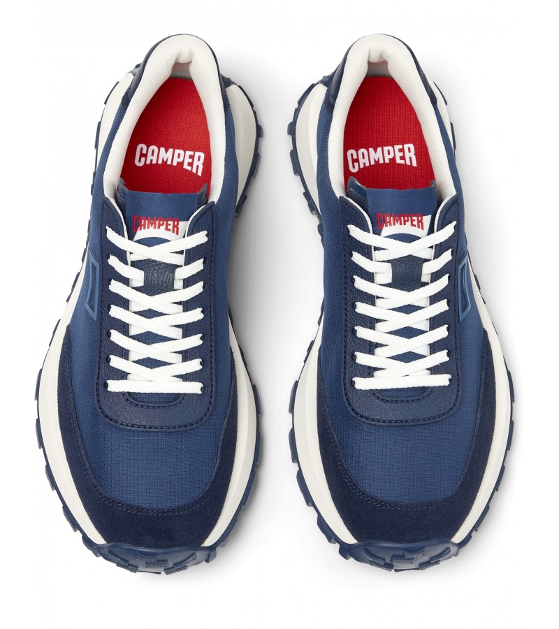 Camper - Drift Trail K100864-042 Blue Textile/Nubuck