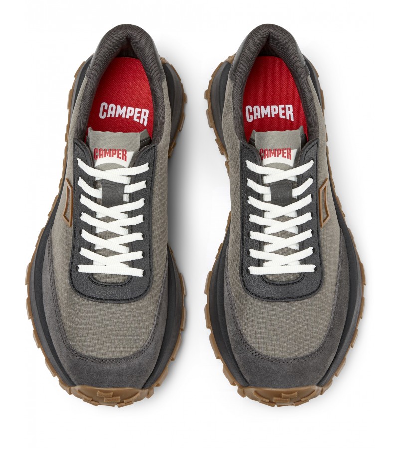 Camper - Drift Trail K100864-043 Grey Textile/Nubuck
