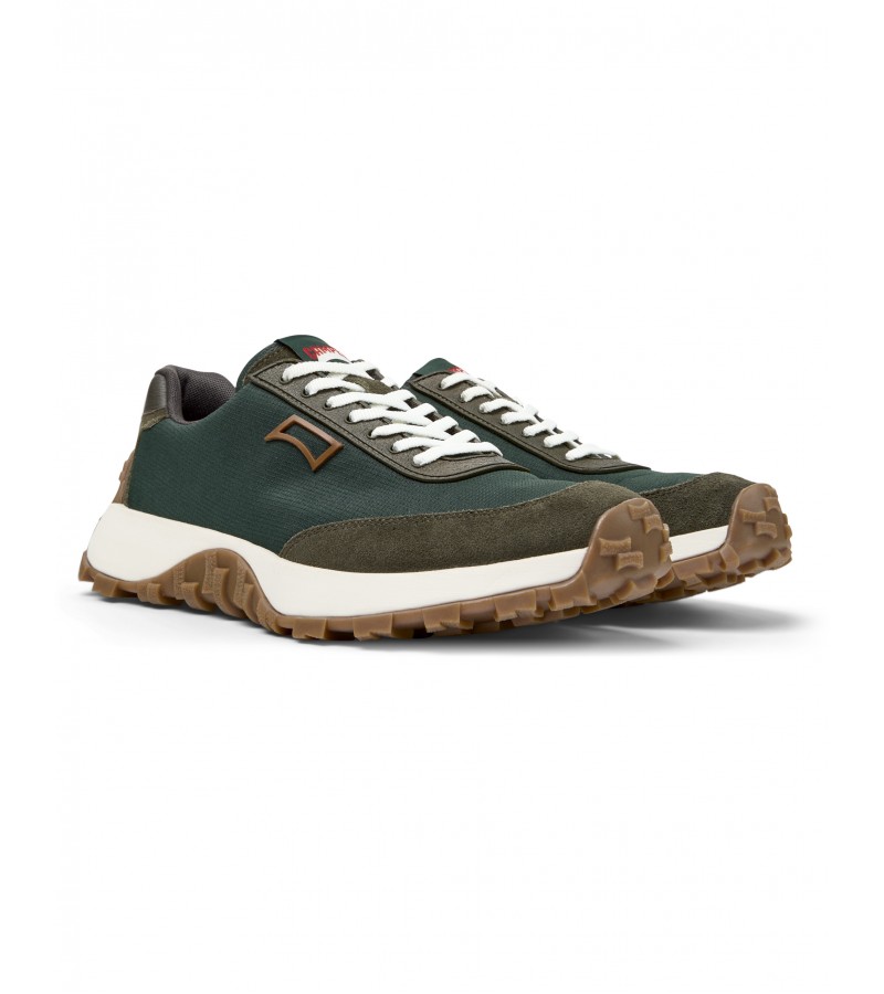 Camper - Drift Trail K100864-045 Green Textile/Nubuck