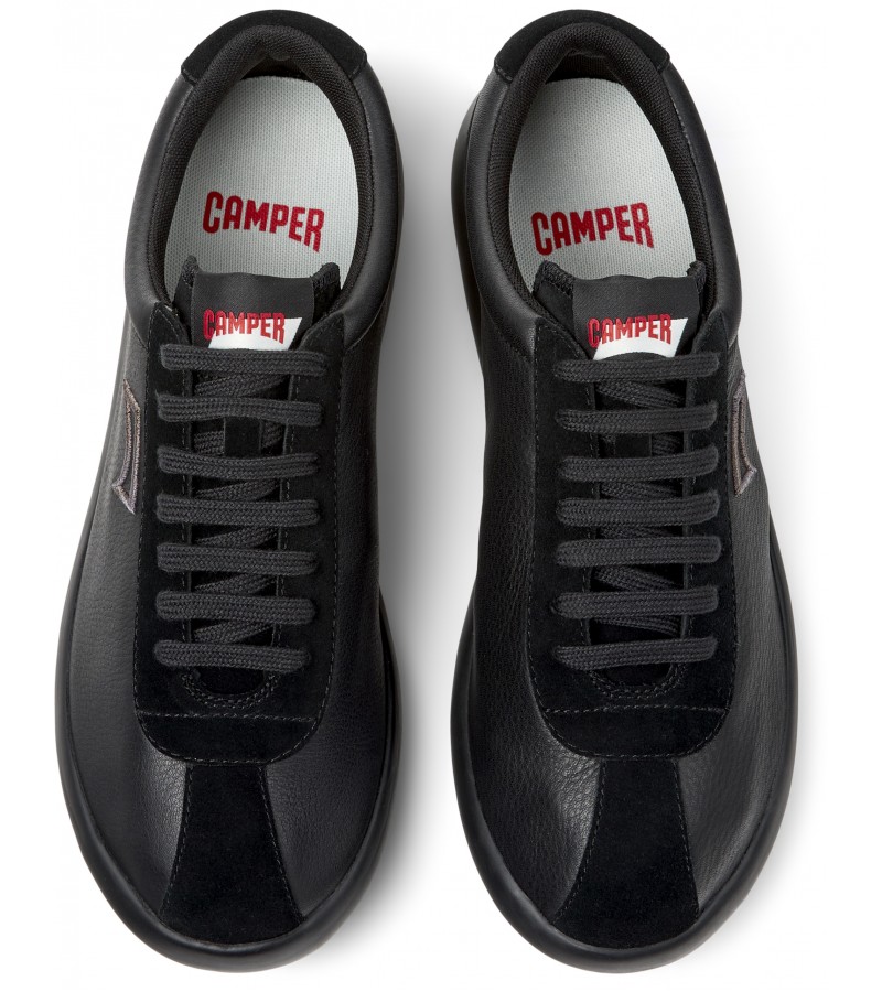Camper - Pelotas Xlite K101019-008 Black Leather/Nubuck