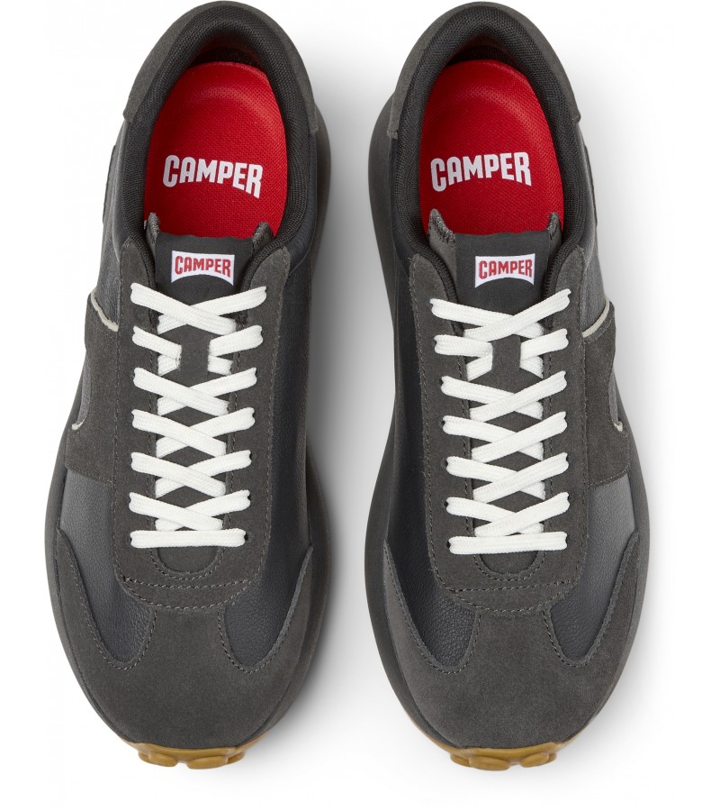 Camper - Pelotas Athens K101070-001 Black Leather/Nubuck