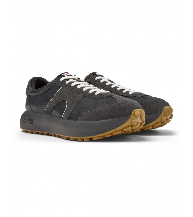 Camper - Pelotas Athens K101070-001 Black Leather/Nubuck