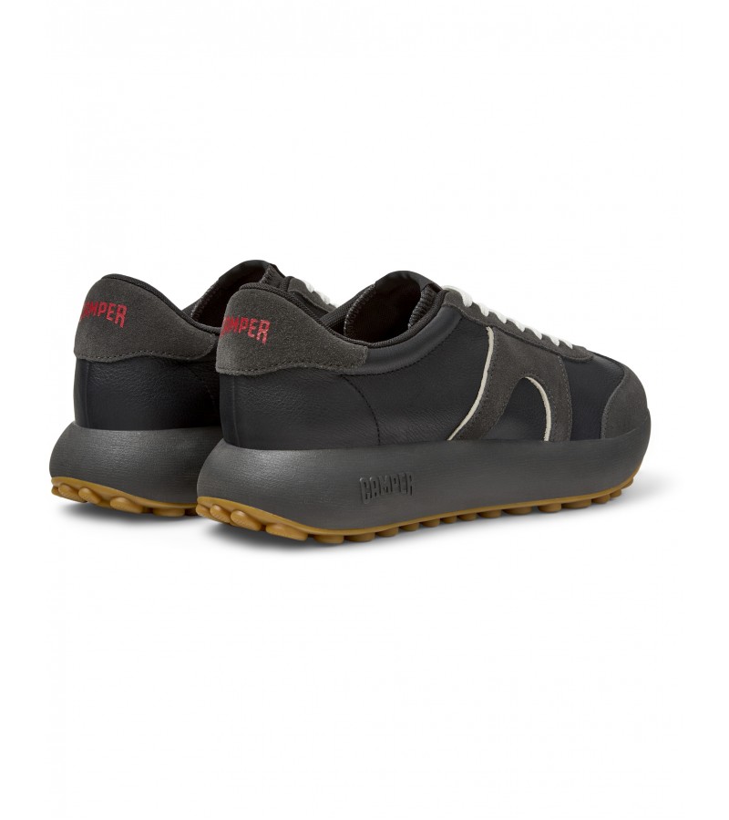 Camper - Pelotas Athens K101070-001 Black Leather/Nubuck