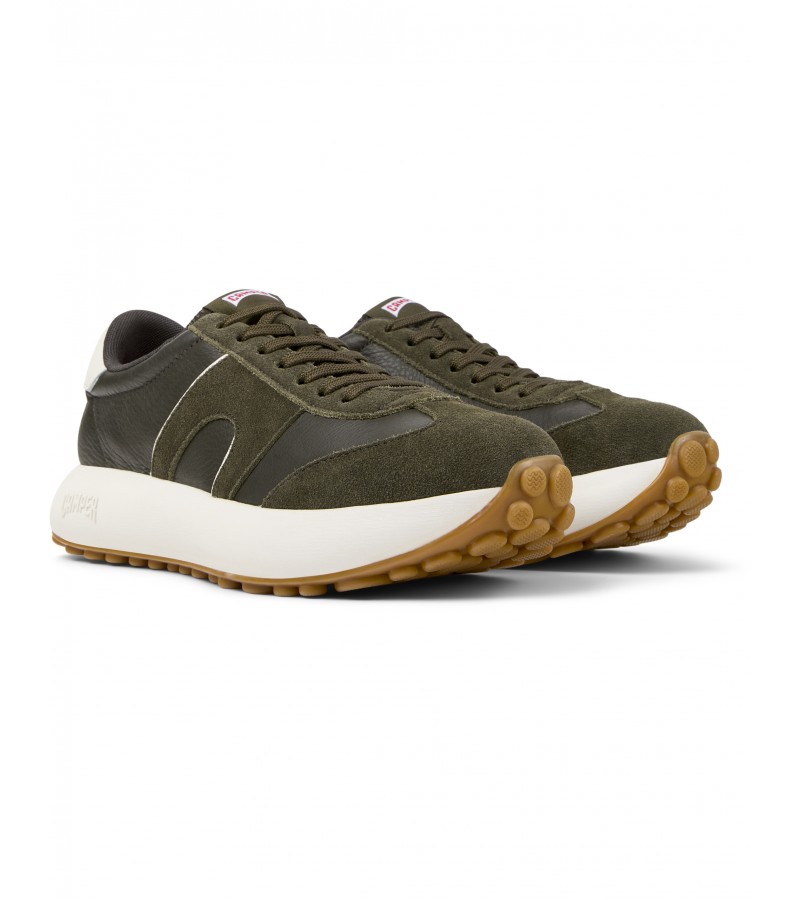 Camper - Pelotas Athens K101070-004 Green Leather/Nubuck