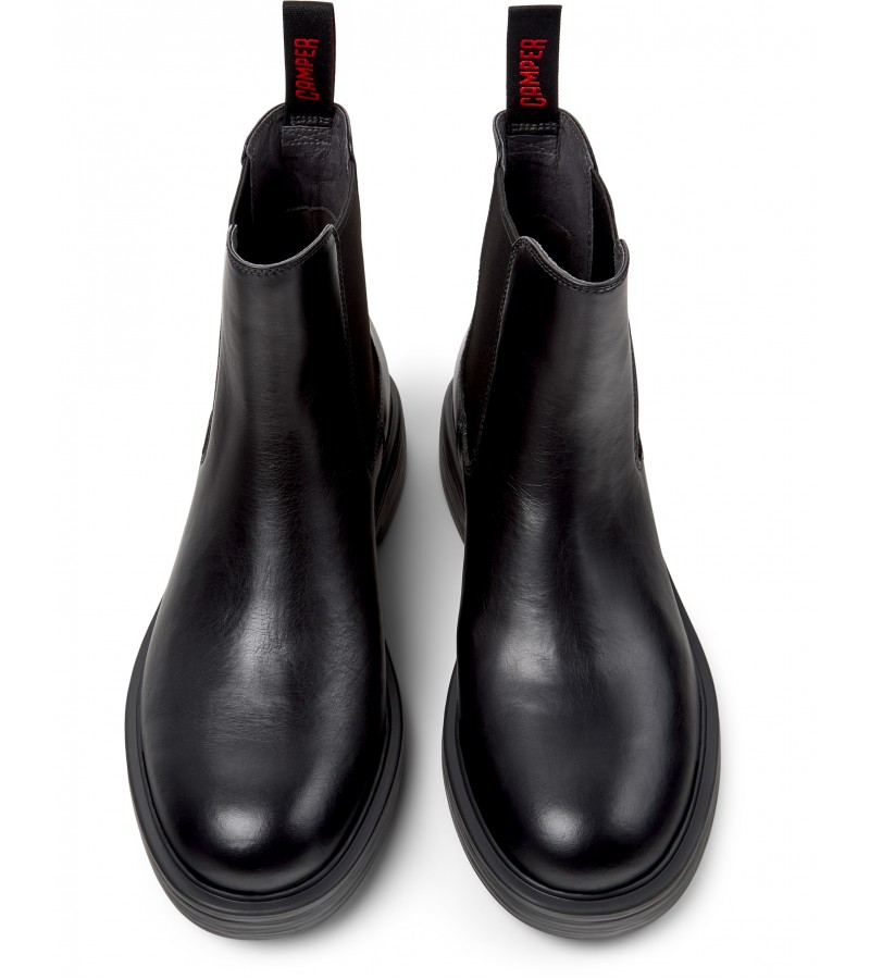 Camper - Dean K300492-001 Black Leather Camper - Dean K300492-001 Black Leather
