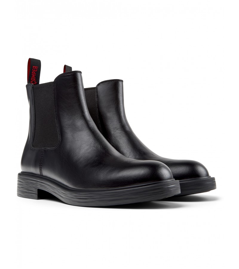 Camper - Dean K300492-001 Black Leather Camper - Dean K300492-001 Black Leather