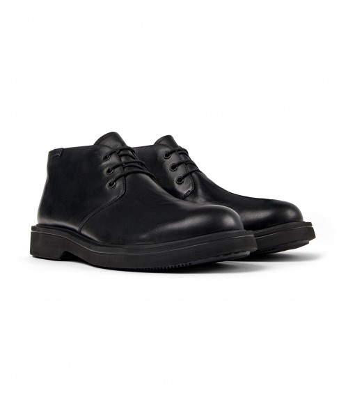 Camper - Norman K300513-001 Black Leather Camper - Norman K300513-001 Black Leather