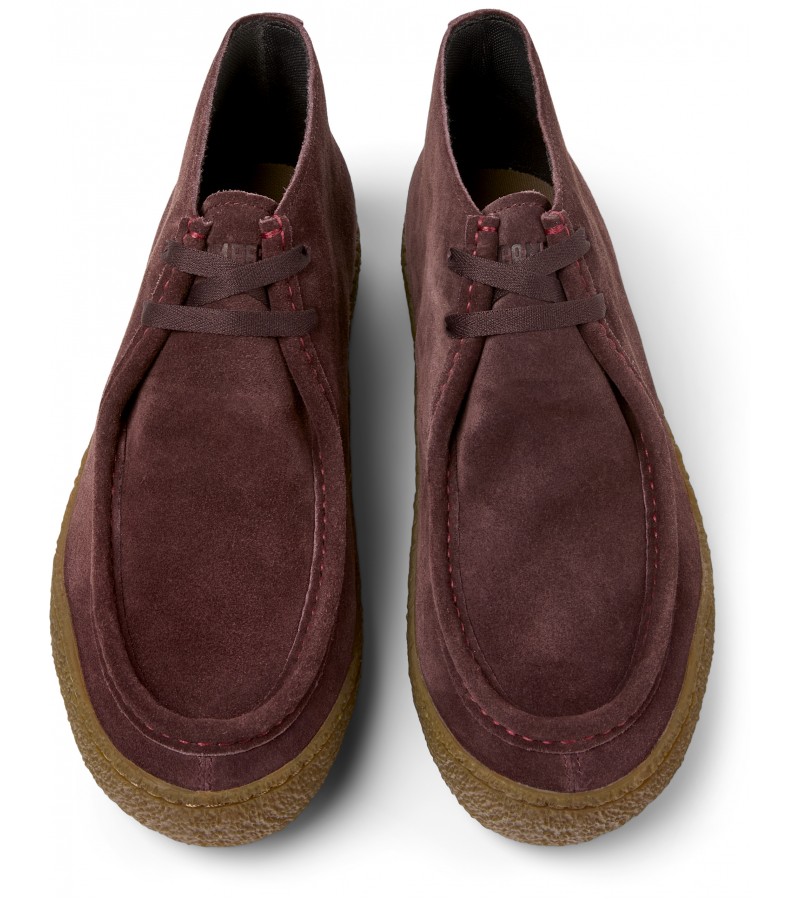 Camper - Peu Terreno K300530-001 Burgundy Nubuck Camper - Peu Terreno K300530-001 Burgundy Nubuck