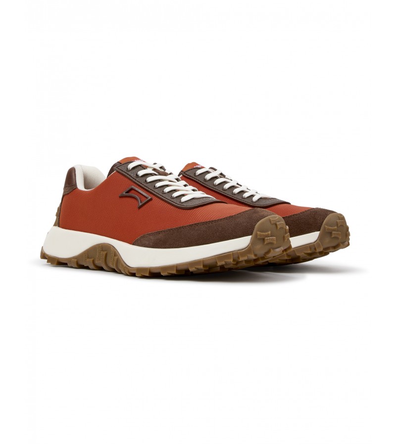 Camper - Drift Trail K100864-053 Red/Brown Textile/Nubuck Camper - Drift Trail K100864-053 Red/Brown Textile/Nubuck