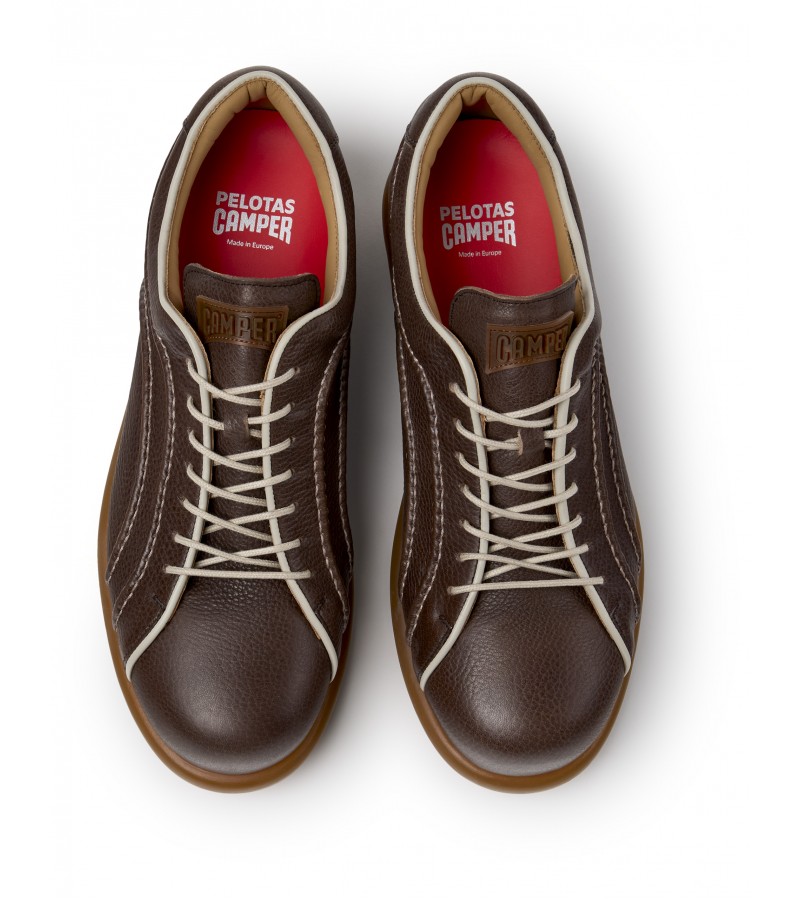 Camper - Pelotas Ariel K100867-009 Brown Leather Camper - Pelotas Ariel K100867-009 Brown Leather
