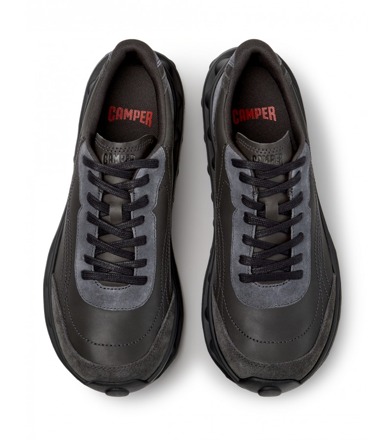 Camper - Pelotissima K101150-001 Grey Leather/Nubuck
