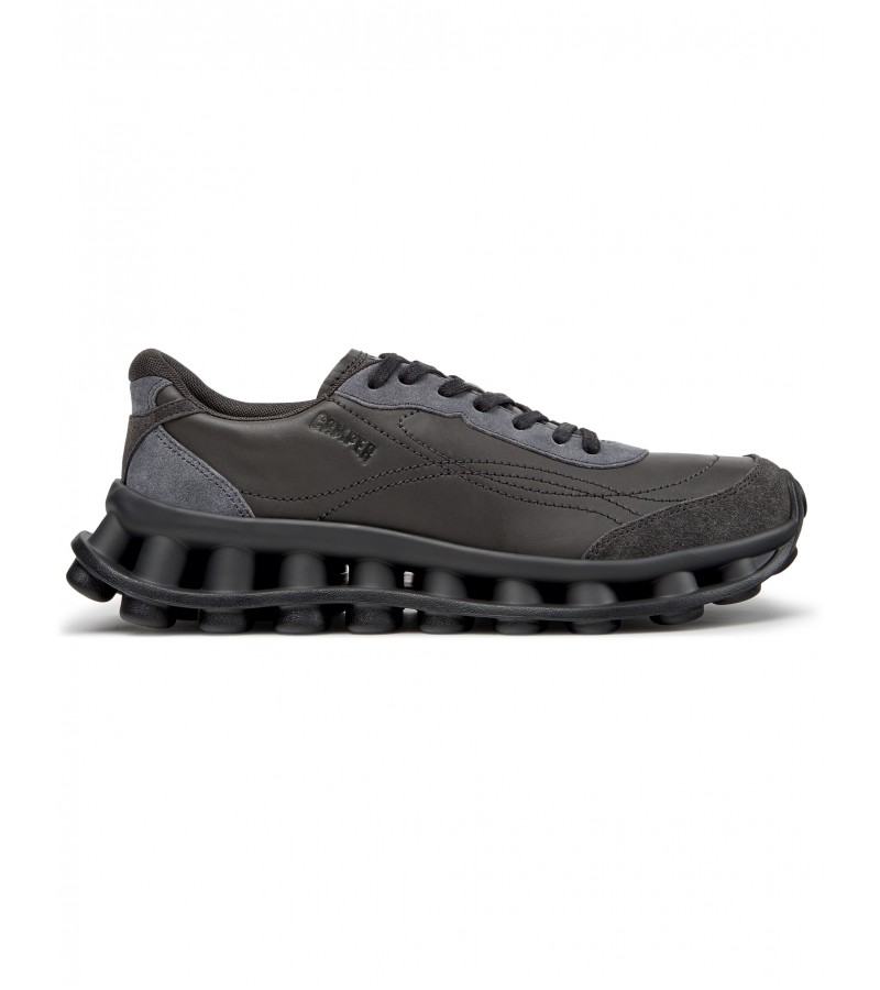 Camper - Pelotissima K101150-001 Grey Leather/Nubuck