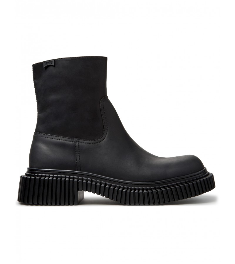 Camper - Pix Berlin K300525-004 Black Leather Camper - Pix Berlin K300525-004 Black Leather