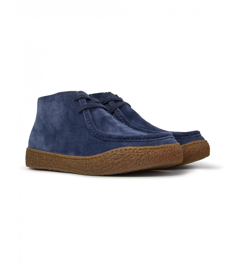 Camper - Peu Terreno K300530-007 Blue Nubuck Camper - Peu Terreno K300530-007 Blue Nubuck