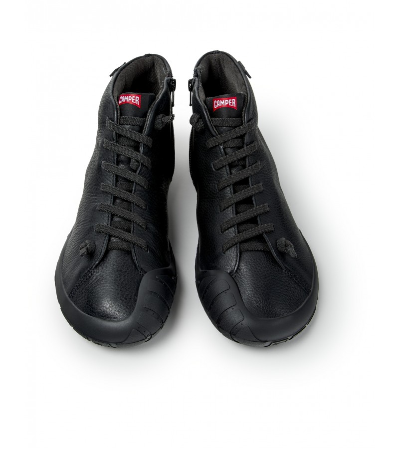 Camper - Peu Path+ K300558-004 Black Leather Camper - Peu Path+ K300558-004 Black Leather