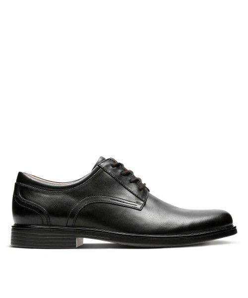 Clarks - Un Aldric Lace Black Leather Clarks - Un Aldric Lace Black Leather