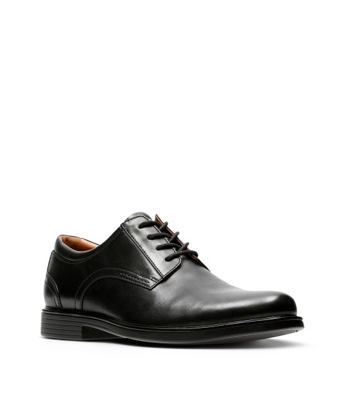 Clarks - Un Aldric Lace Black Leather Clarks - Un Aldric Lace Black Leather