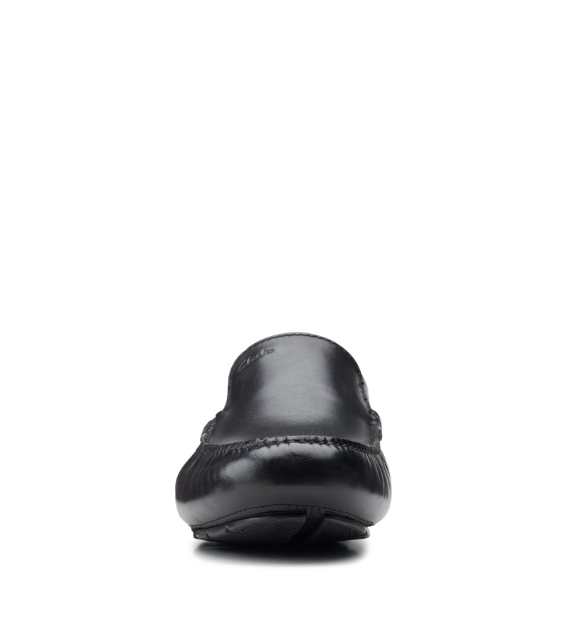 Clarks - Markman Plain Black Leather